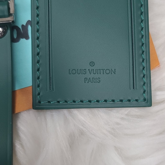 BNEW UNUSED LOUIS VUITTON LARGE HUNTER GREEN TAG - Picture 3 of 14